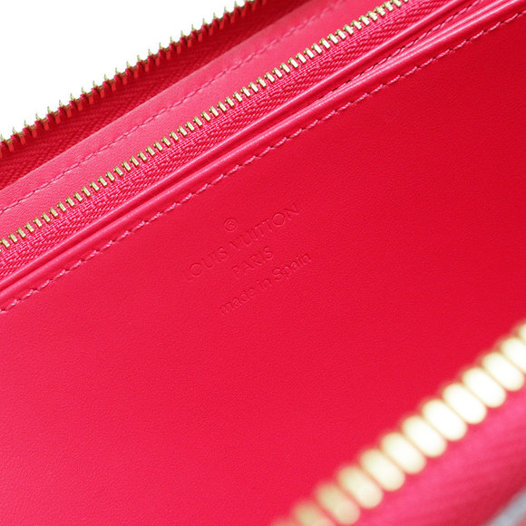 Louis Vuitton Zippy Wallet Long Patent Enamel Vernis Leather Hot Pink - Picture 7 of 7